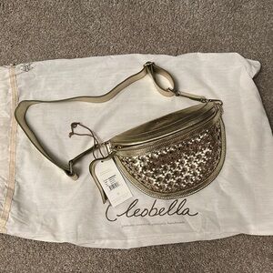 Cleobella - DORIS WEAVE CROSSBODY | GOLD